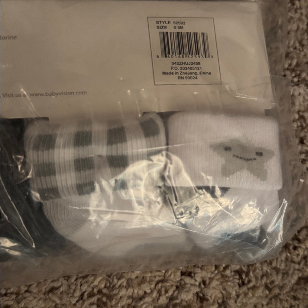 Hudson Baby Moon and Stripes Socks Set - Picture 7 of 8